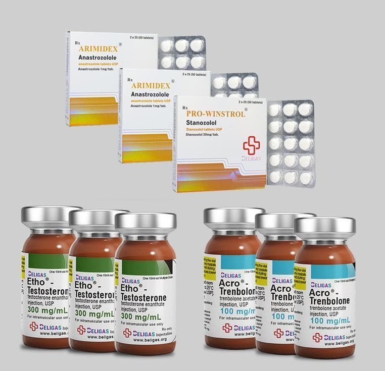 Beligas 12 Weeks Heavy Cut Stack Plus Anti Estrogen – Int