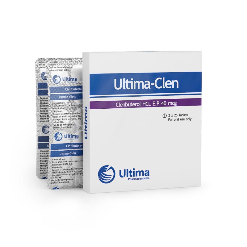 Ultima-Clen 40 mcg 50 Tablets Ultima Pharma USA
