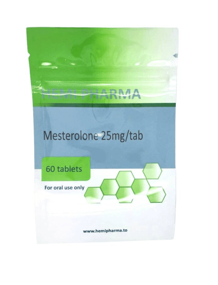Mesterolone 25mg/tab Hemi Pharma UK