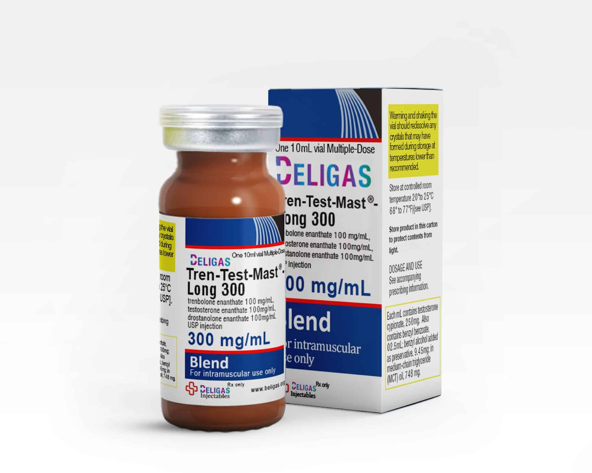 Tren-Test-Mast-Long 300 mg 10 ml Beligas Pharma INT